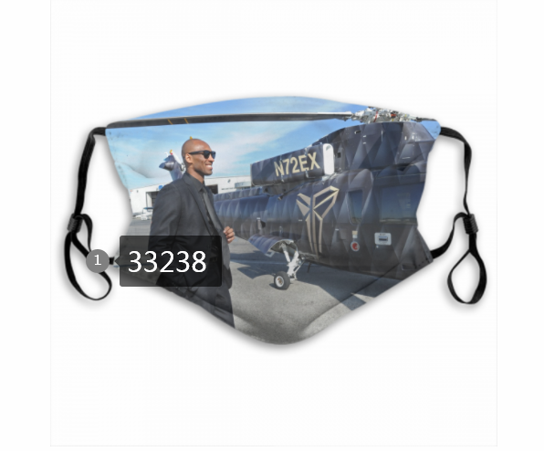 2021 NBA Los Angeles Lakers #24 kobe bryant 33238 Dust mask with filter->nba dust mask->Sports Accessory